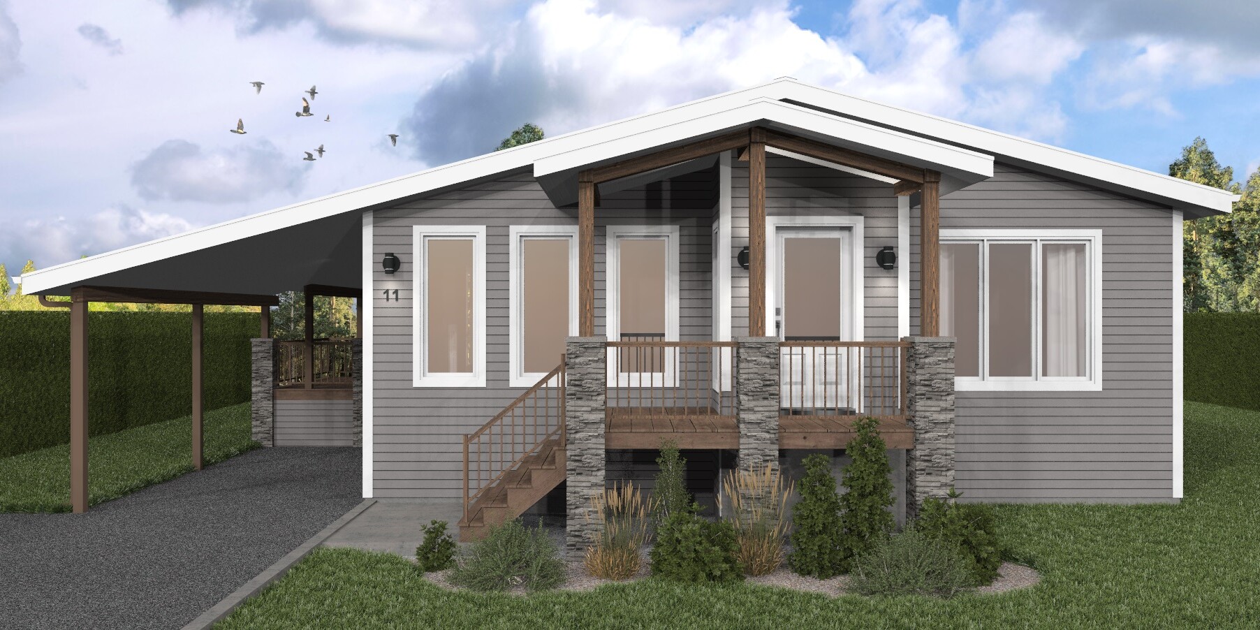 Projet Design exterieur 2020-DE001-3.2 maison a Amos en Abitibi visuel 3.2 modifie