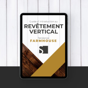 Guide pratique introduction au revetement vertical pour maison Farmhouse blanche Canexel prix