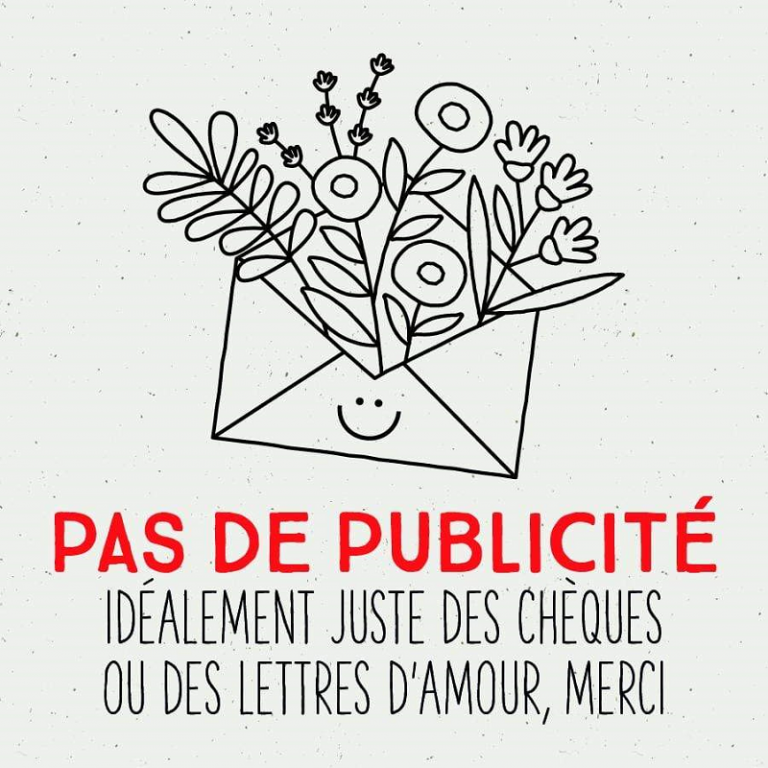Autocollant "Stop Pub" Ou "Pas De Publicité" - Pour Boîte Aux Lettres - Sticker Adhésif