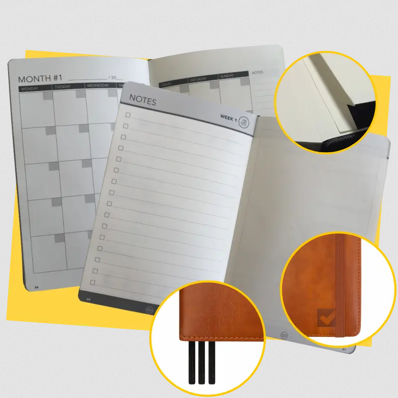 Effic planner productivity agenda English inside and features Design Exterieur