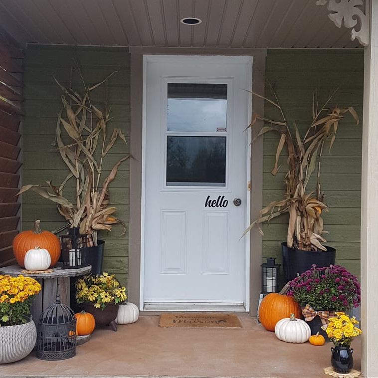 Entree automne design exterieur