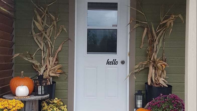 Entree automne design exterieur