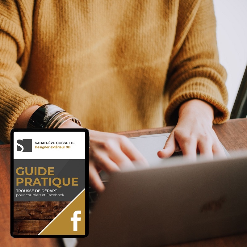 Combo Video de formation consultation par courriel et Guide pratique pour designers intérieur