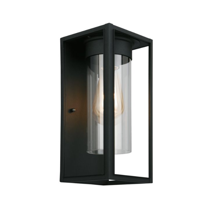 Lumenco applique murale exterieure noire Walker Hill Design Exterieur